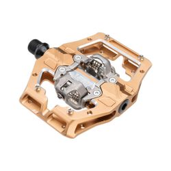 Pedales Leatt Gravity 6.0 Clip-In 110x88mm Frost Bronce – Control, Potencia y Agarre Total en Descensos ⚡