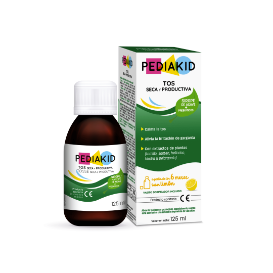 pediakid tos seca y productiva jarabe 125ml
