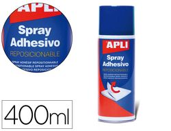 Pegamento apli spray reposicionable bote de 400 ml