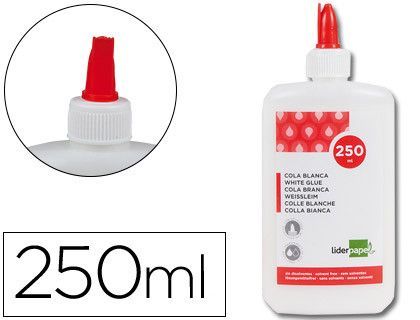 Pegamento Cola Blanca Lavable Liderpapel 250 Ml