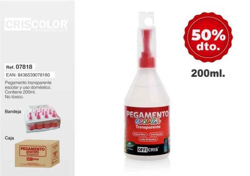 Pegamento Escolar 200Gr   7818