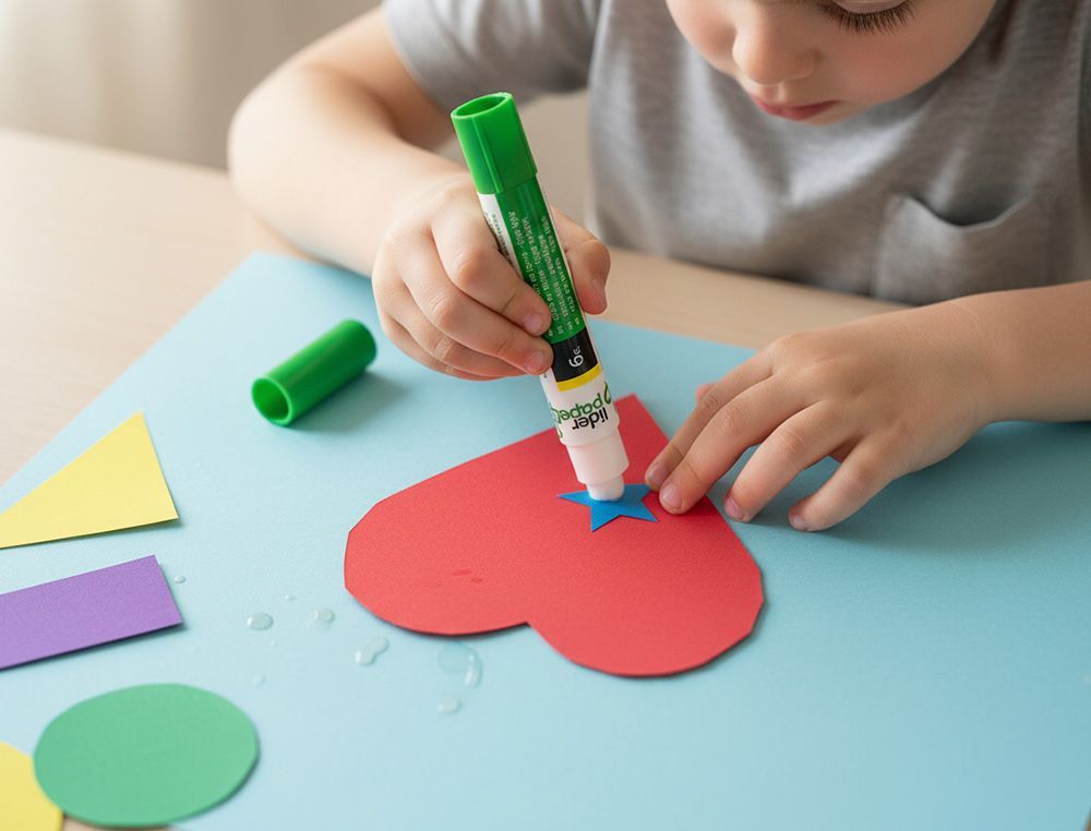 Pegamento liderpapel en barra 6 gr boligrafo con clip