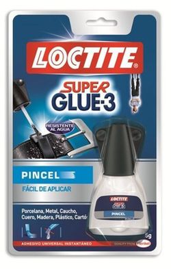 Pegamento loctite super glue3 5grs con pincel