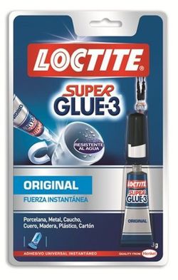 Pegamento loctite super glue3 de 3grs.