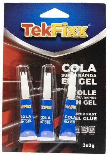 Pegamento Tekfix Instantaneo 3 X 3 Gr