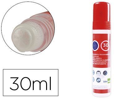 Pegamento transparente liderpapel liquido para papel 30 ml