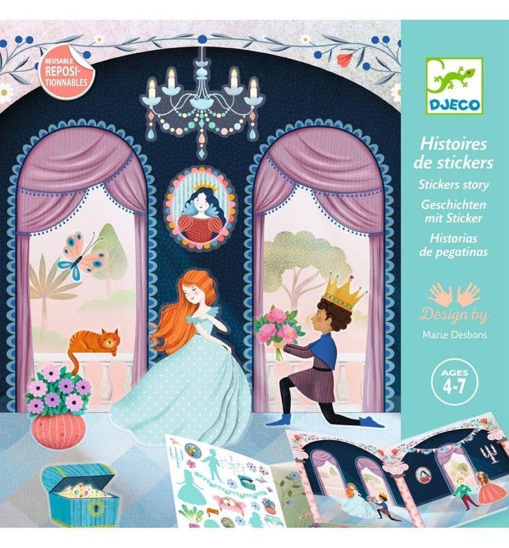 Pegatinas Cuentos - La Vida En EL Castillo - Djeco