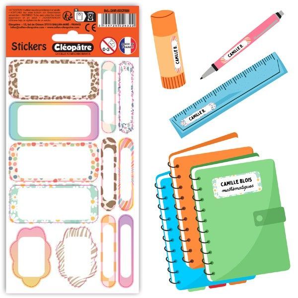 Pegatinas Escolares Juveniles