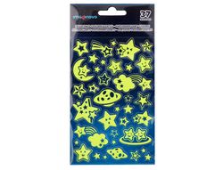 Pegatinas imaginovo luminosas estrellas con relieve 190x105 mm en blister