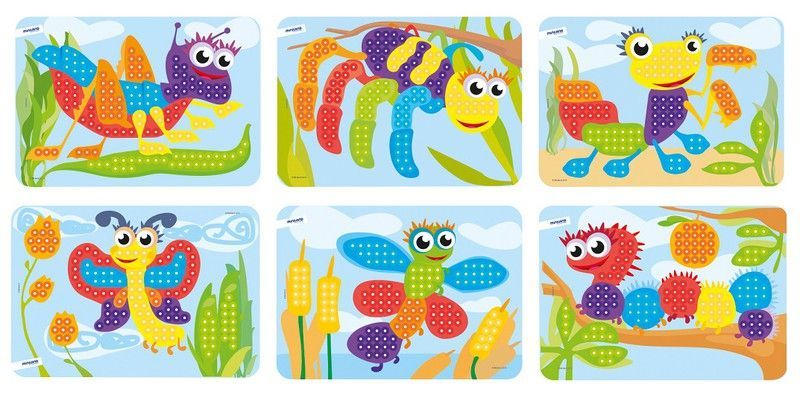 Pegs 10 mm - Colores brillantes