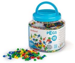 Pegs 10 mm - Colores primarios