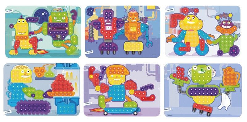 Pegs 15 mm - Colores brillantes