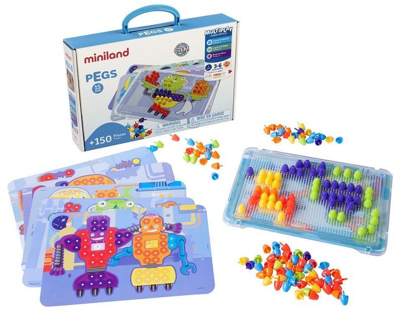 Pegs 15 mm - Colores brillantes