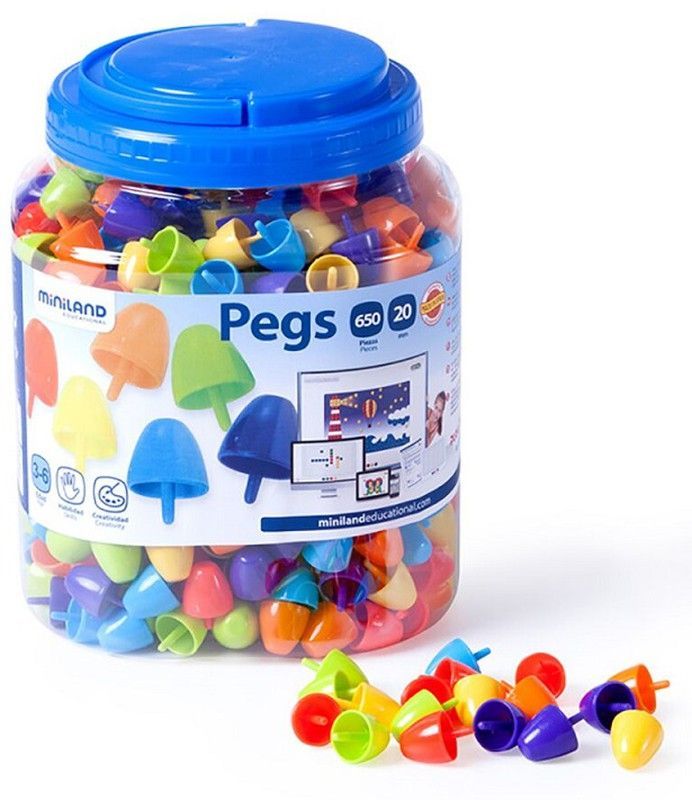 Pegs 20 mm - Colores brillantes