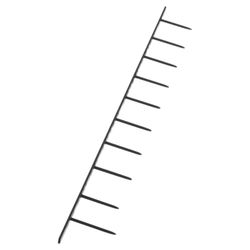 Peines GBC 10 púas 25mm (1") (Caja 100), negro