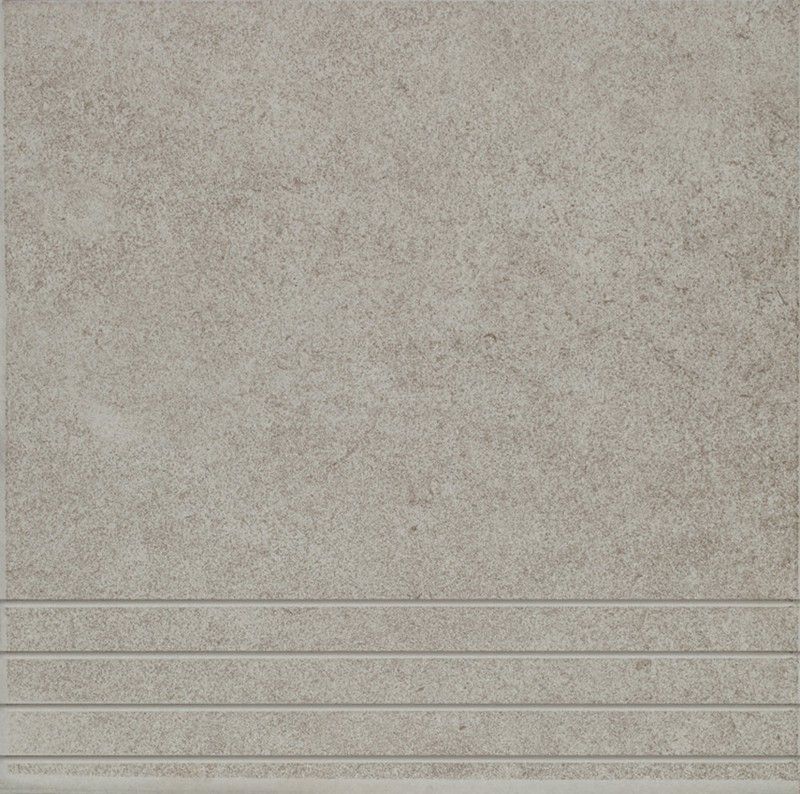 Peldaño cerámico Modena gris 31,6x31,6 cm Benesol