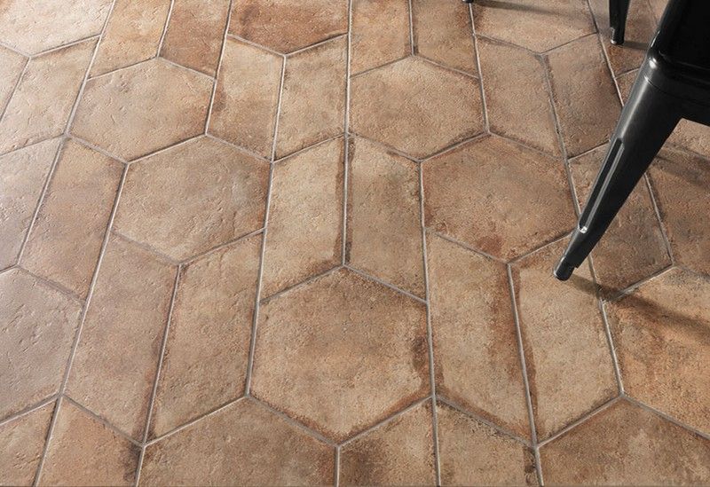 Peldaño porcelanico antideslizante 22,5x33x4 D'Anticato Marrone Natucer