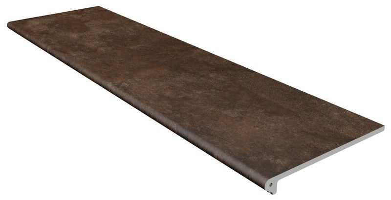 Peldaño Porcelánico redondo 120 cm Urban Caoba Gres de Aragón