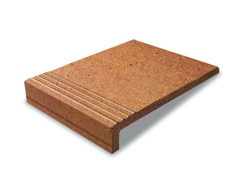 Peldaño Recto 24,6x30,5  Greco Gres