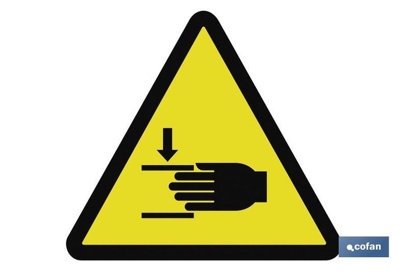 Peligro Atrapamiento Señal Poliestireno