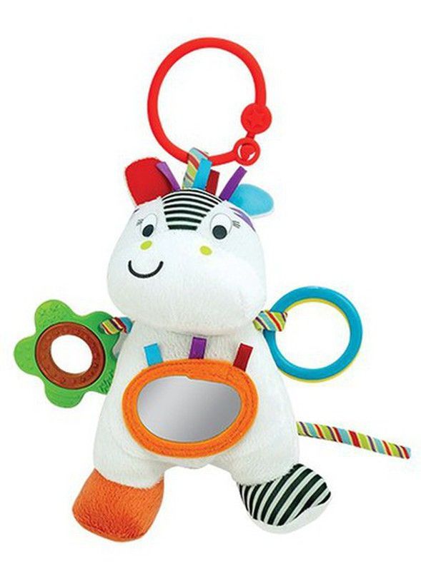 Peluche Colgador Zebra Activity con Espejo