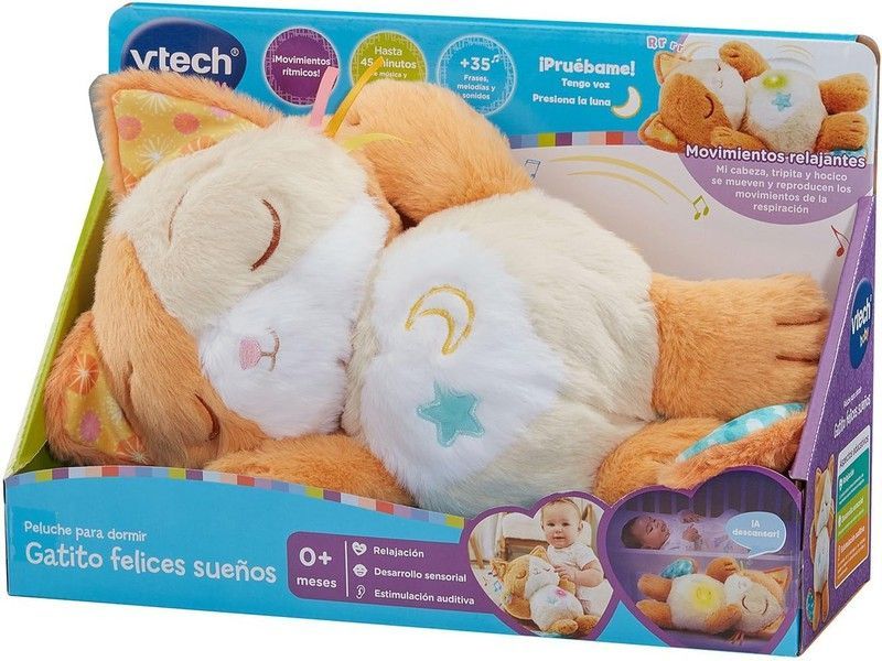 Peluche para Dormir Gatito Felices Sueños - Vtech