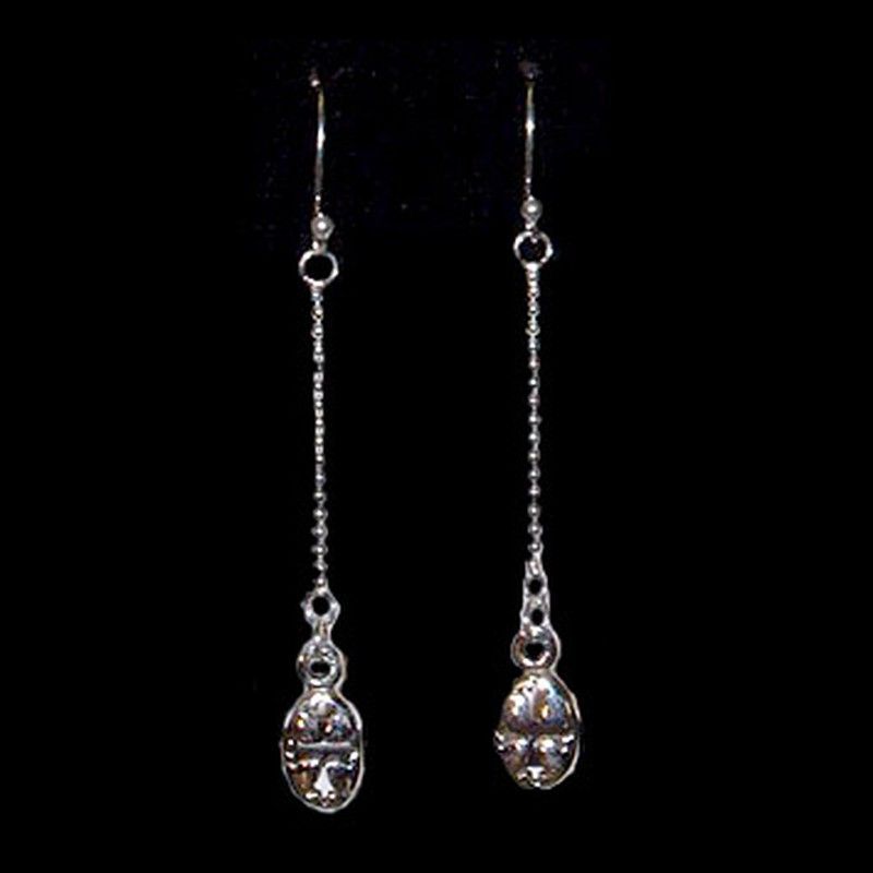 Pendiente cadena con cruz unidad.