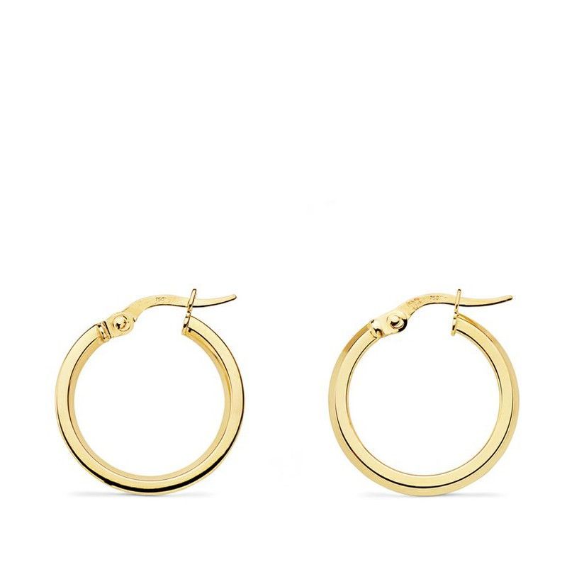 Pendientes Aros Oro 18kts Redondos 19 X 1,50 mm 25000124