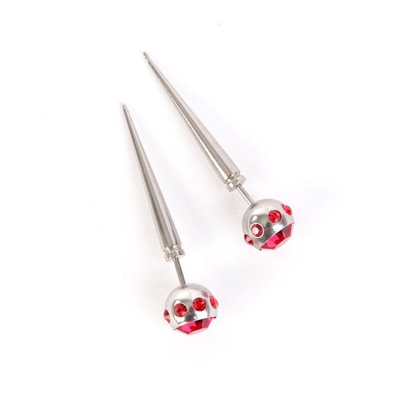 Pendientes cuerno brillantes unidad.