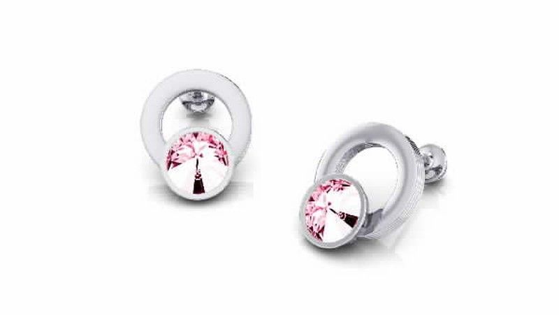 Pendientes de mujer rodiados con cristal swarovski