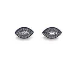 Pendientes Elegant de plata de ley Suttle Topaz