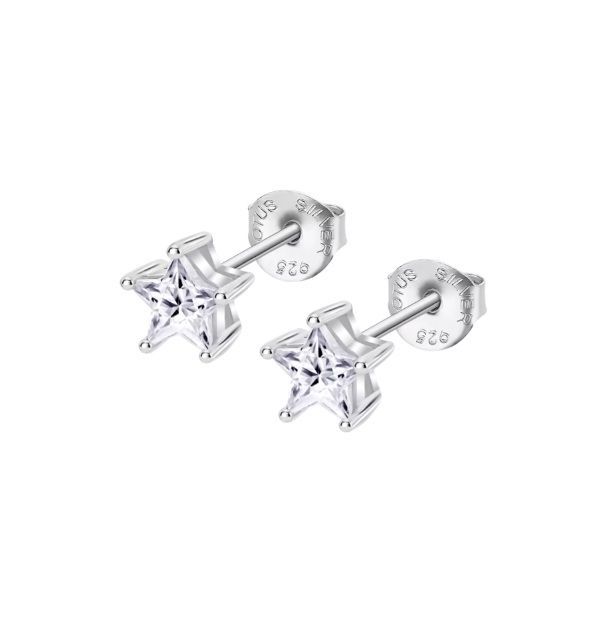 Pendientes Lotus Silver Star