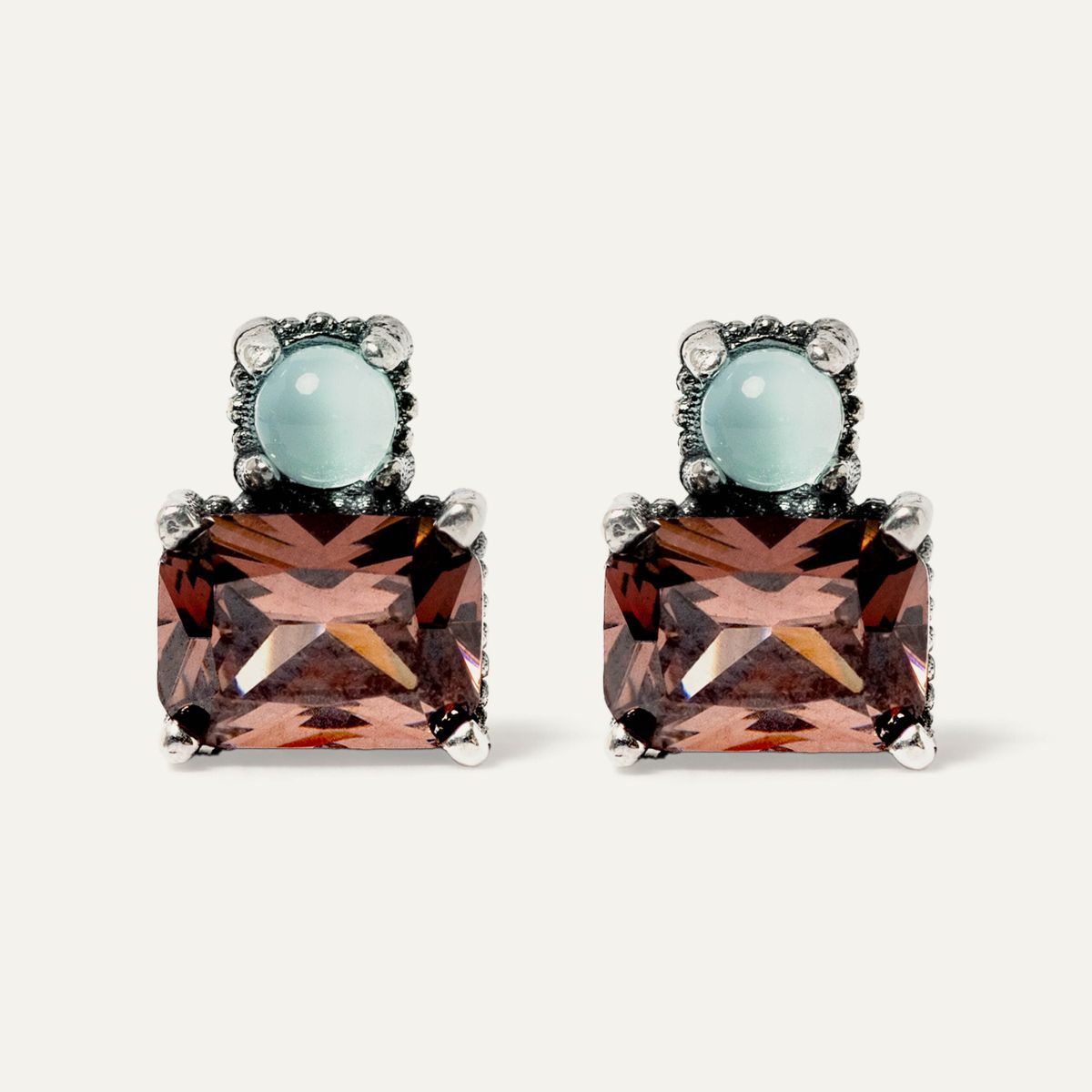 Pendientes María Bonita Cuarzo. PE065270/12