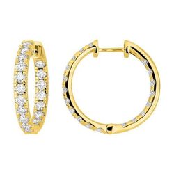 Pendientes Oro 18kts Argyor MRM (18)DS2027.20 Aro Diamantes Laboratorio 2,05ct