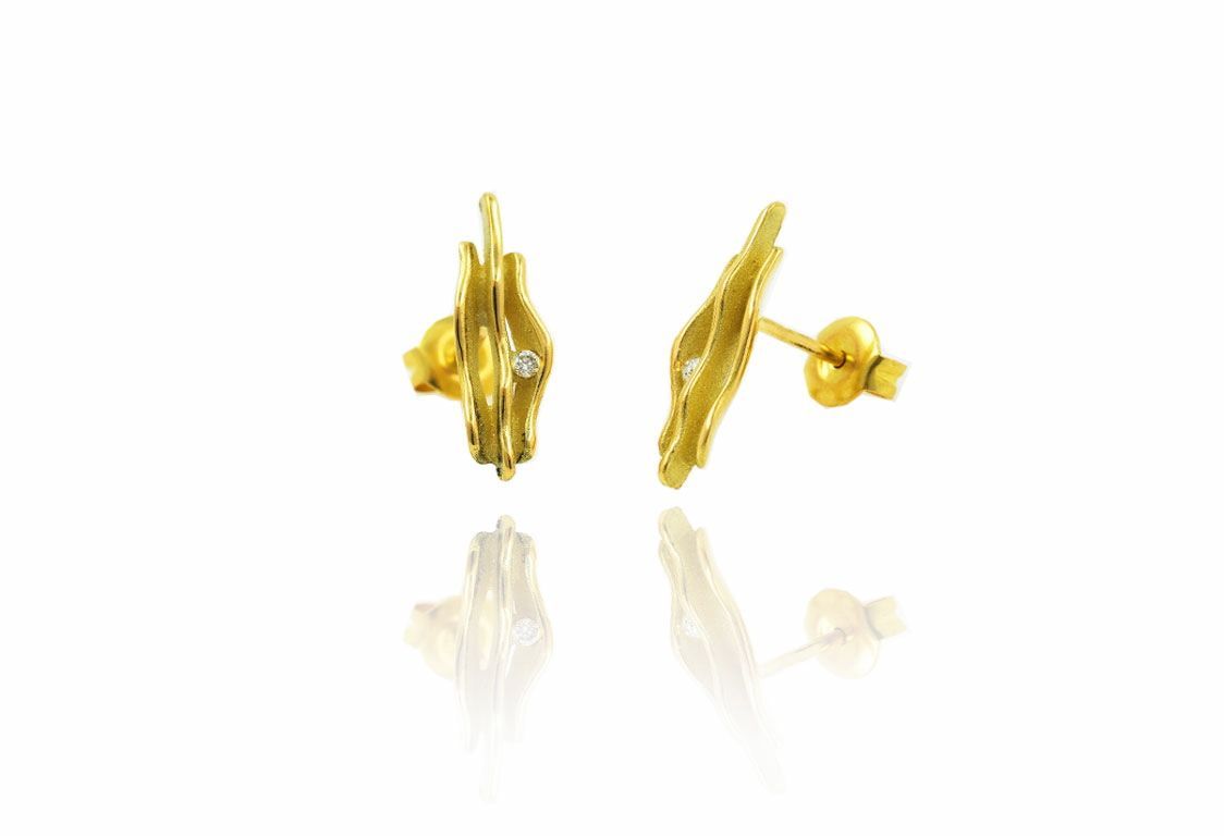 Pendientes Oro 18kts Arior Fi Con Diamantes 3641119PP