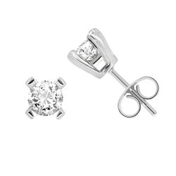 Pendientes Oro Blanco 18kts 0209532 Diamantes Laboratorio 1,00 cts