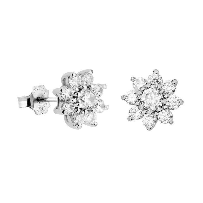 Pendientes Oro Blanco 18kts Argyor MRM 3,00mm (18)75B0105Z-3,00mm Circonitas