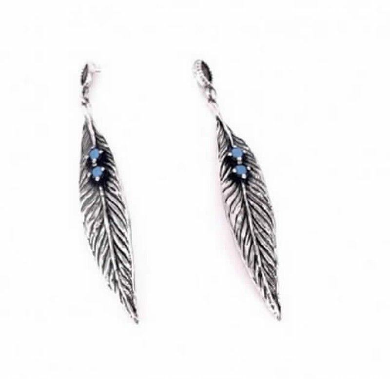 Pendientes plata  señora rodiado  turquesa