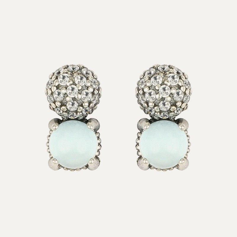 Pendientes SUNFIELD  Helenium Aguamarina. PE064800/17