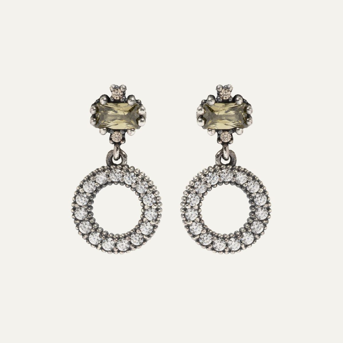 Pendientes SUNFIELD Papaya Round. PE065400/42