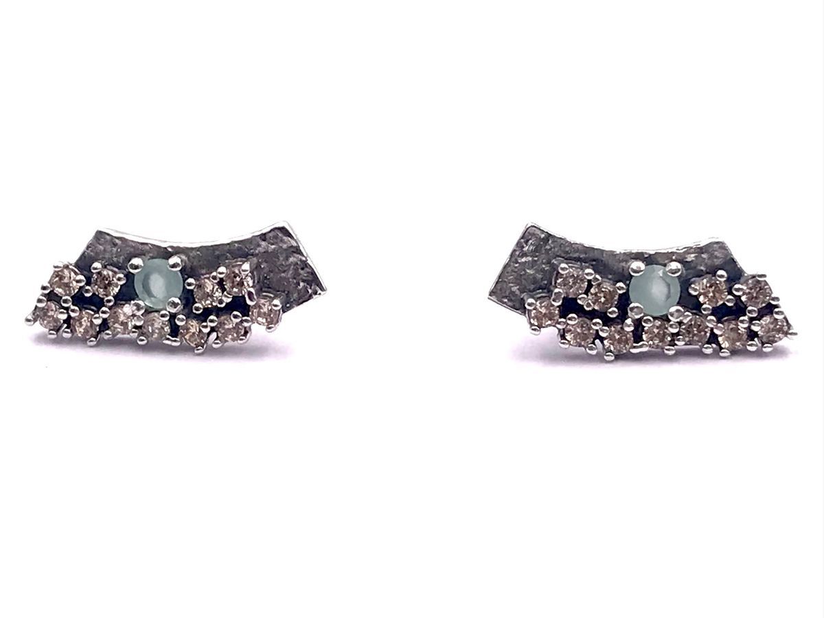 Pendientes Top Crack Brown