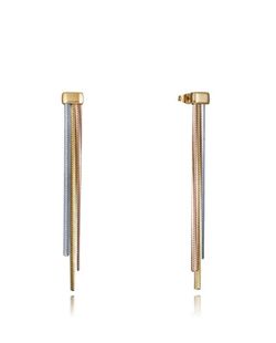 Pendientes Viceroy Acero Tricolor 7,5cm Mujer 75369E01019 Cadena Serpiente