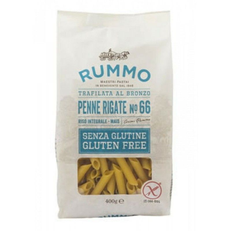 Penne rigate pasta sin gluten rummo 400 grs