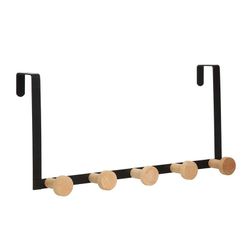 Percha Metal P/Puerta 5 Ganchos Habitex