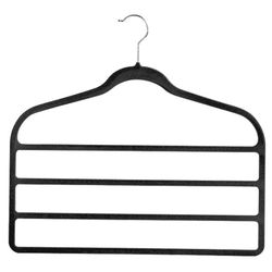 Percha Multiple Terciopelo Negra Habitex