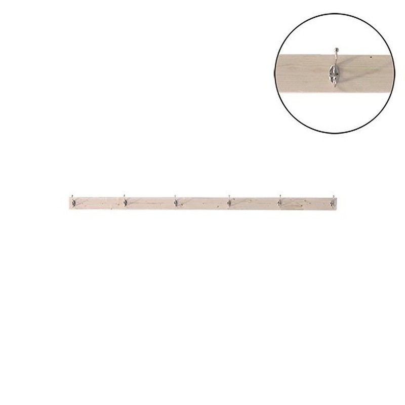 Perchero de madera de 2 metros