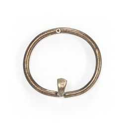 Perchero de Metal Dorado, 13x4x12cm