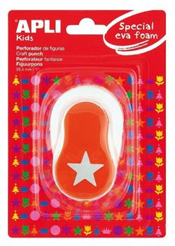 Perforadora papel y goma EVA Estrella 25,4 mm