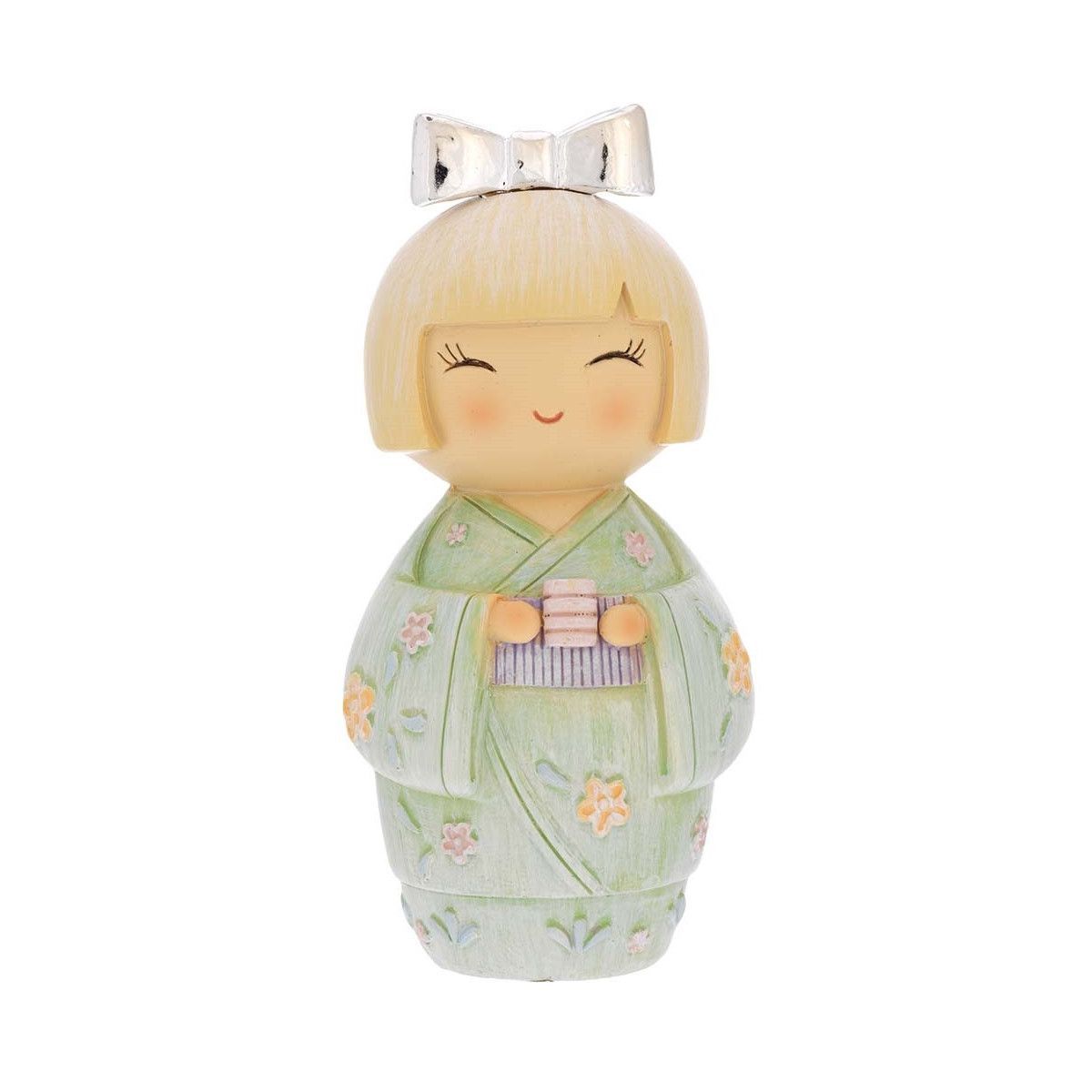 Perfumador Muñeca Kokeshi Cerámica 12.5cm 2111-05G Vaso
