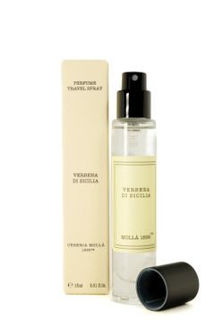 Perfume Travel Spray Verbena di Sicilia. Colección Boutique Tienda CERERIA MOLLA 1899